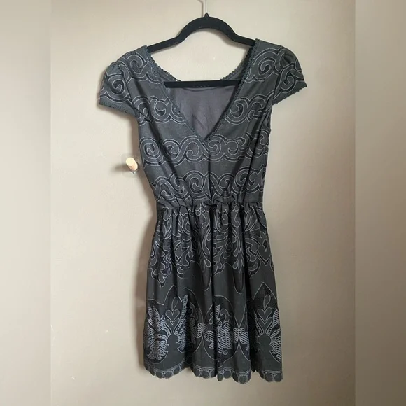 Banjul Lace Swirl Mini Dress - Picture 2 of 5